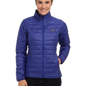 Patagonia women’s nano puff jacket cobalt blue